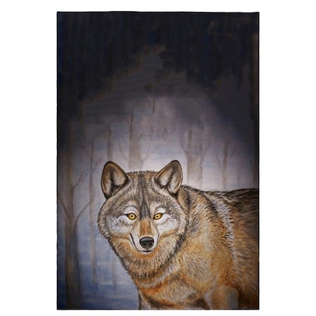 Betsy Drake Betsy Drake GT315 Wolf Guest Towel - 20 x 20 in. GT315